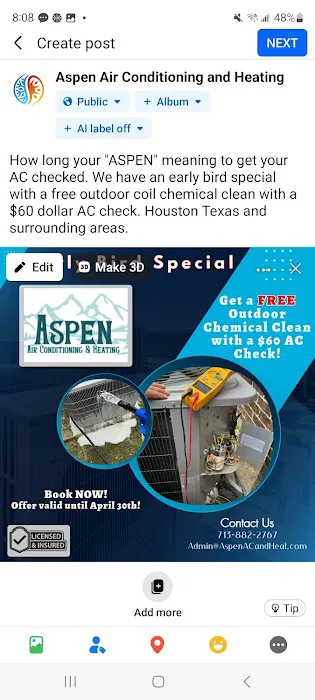 Aspen Air Conditioning and Heating Picture 2