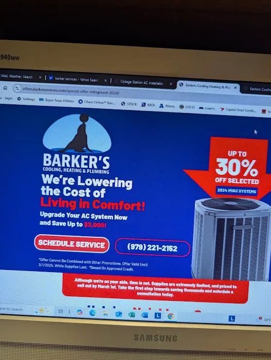 Barker's Cooling, Heating & Plumbing Picture 8