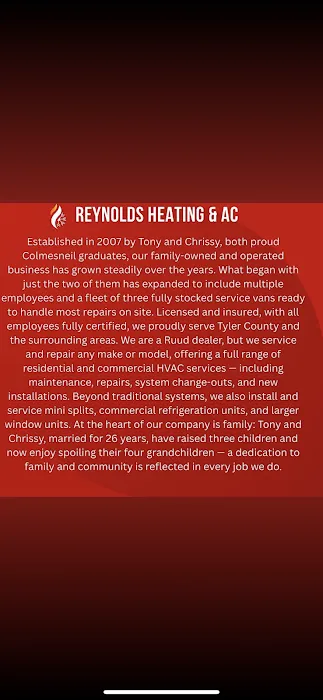 Reynolds Heating & Air Conditioning Picture 3