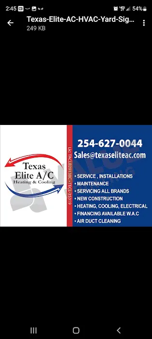 Texas Elite A-C LLC Picture 4