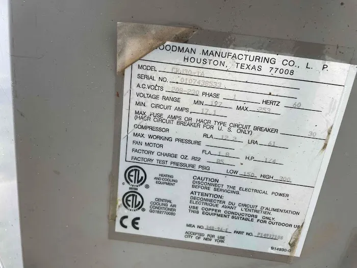 Roger Stuth Air Conditioning Picture 2