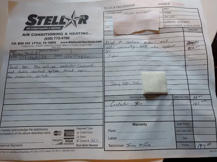 Stellar Air Conditioning & Heating LLC Picture 2