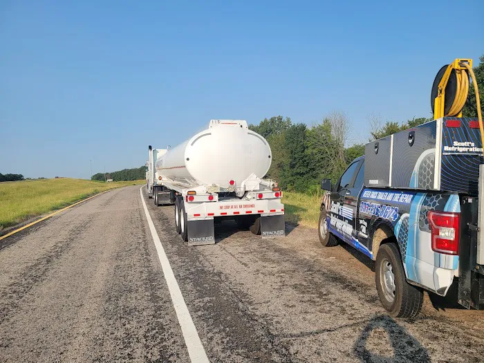 Scott's Refrigeration Truck Trailer and Tires Picture 1