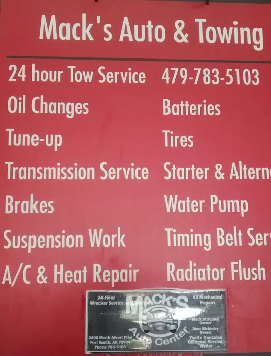 Mack's Auto Repair & Tow Service Picture 8