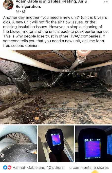 Gable's Heating, Air & Refrigeration Picture 3