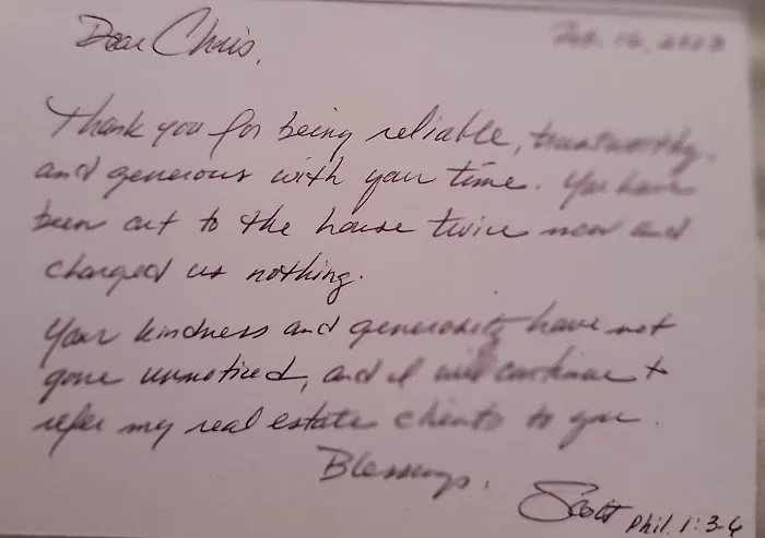 Chris' Heating & Air Conditioning Service LLC Picture 2