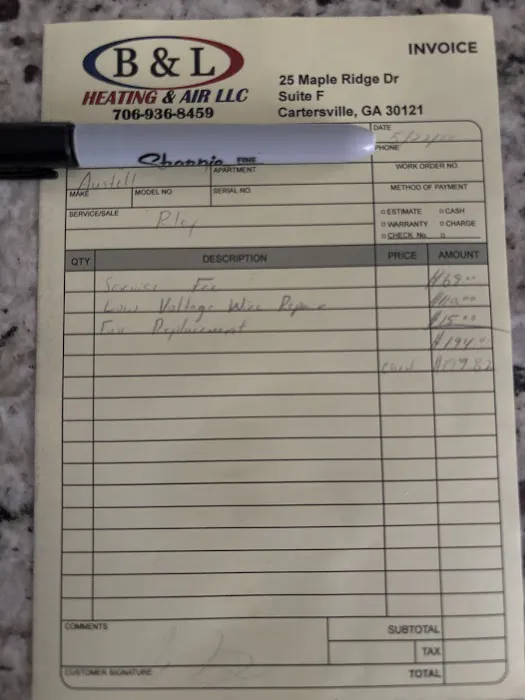 B&L Heating & Air LLC Picture 1