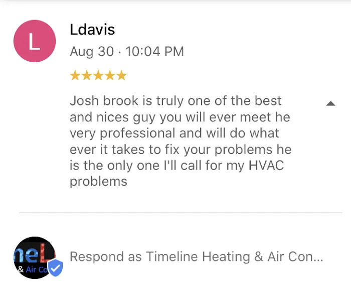 Timeline Heating & Air Conditioning Picture 1