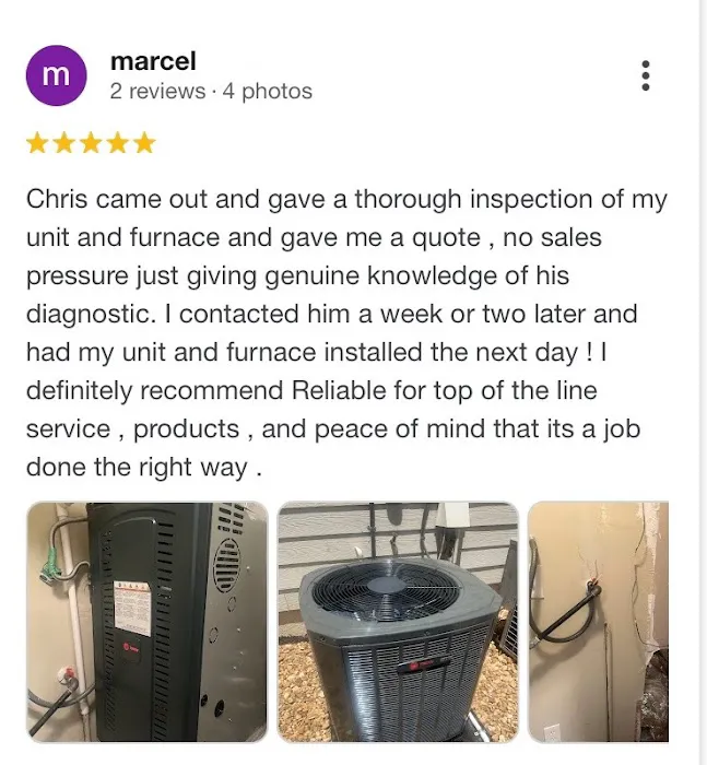 Reliable HVAC Home Comfort Advisor Christopher Edge Picture 5