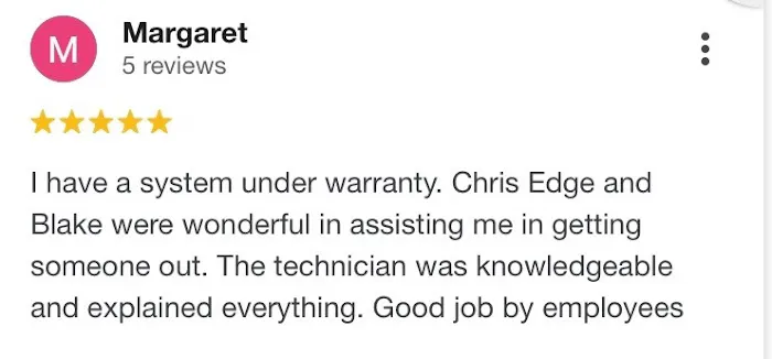 Reliable HVAC Home Comfort Advisor Christopher Edge Picture 2