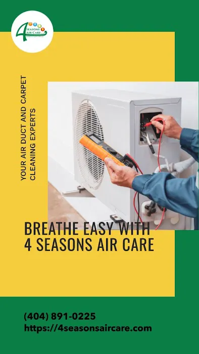 4 Seasons Air Care LLC | Air duct cleaning service | HVAC contractor | Carpet Cleaning Services Picture 3