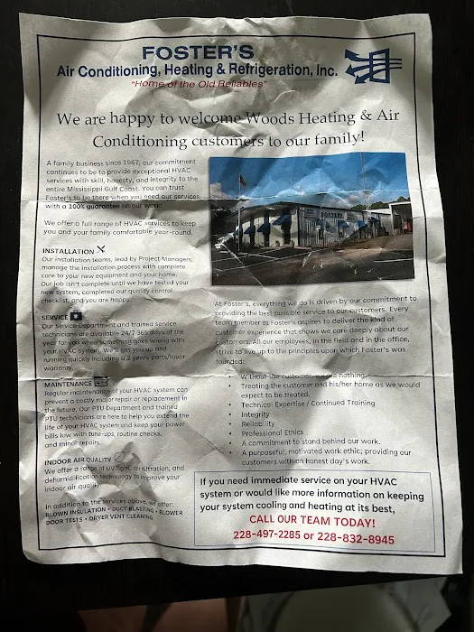 Foster's Heating and Air Picture 1