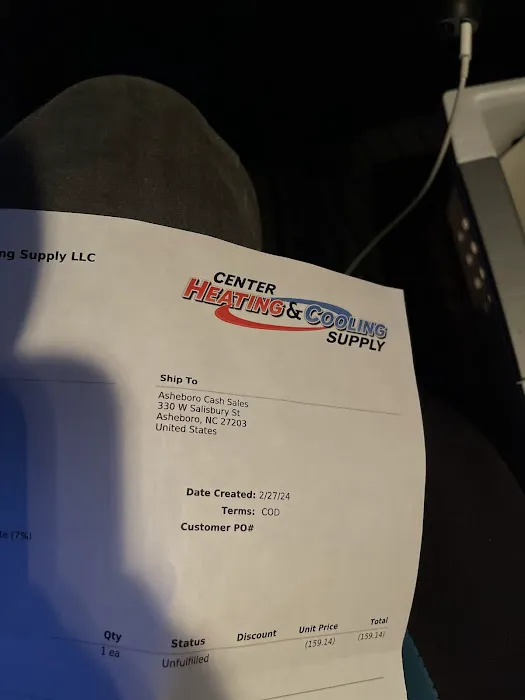 Center Heating & Cooling Supply Picture 1