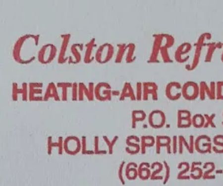 Colston Refrigeration, Heating & Air Conditioning Company