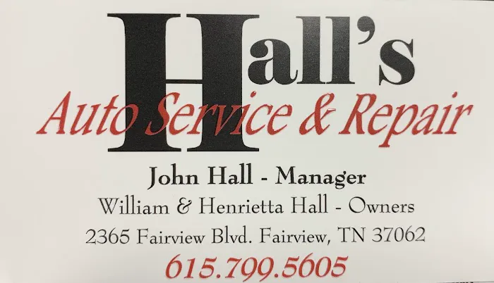Hall's Auto Services & Repair LLC Picture 1