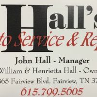Hall's Auto Services & Repair LLC ico