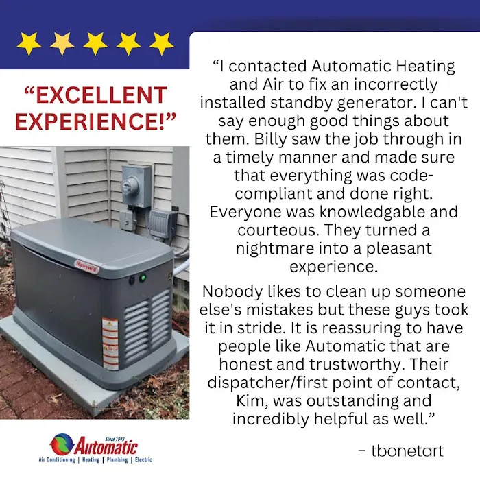 Automatic Air Conditioning, Heating, Plumbing & Electric Picture 7