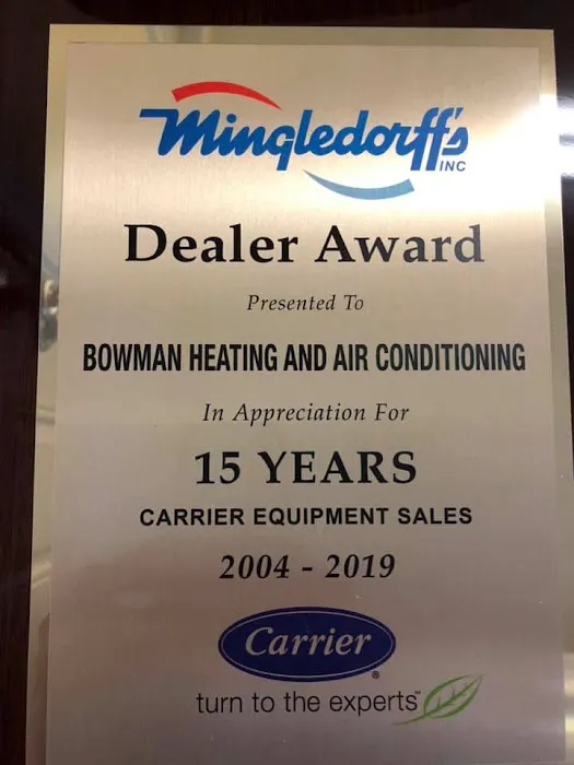Bowman Heating & Air Conditioning Picture 6