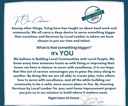 Services by Local Lumber Supply