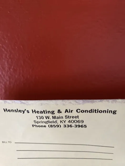 Hensley's Heating & Air Picture 2