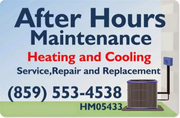 After Hours Maintenance Heating and Cooling (HVAC) Picture 1