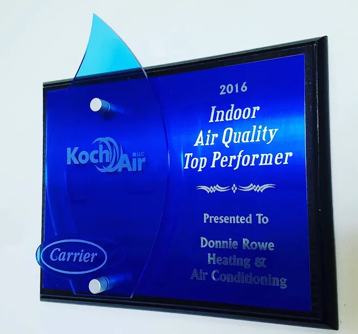 Donnie Rowe Heating & Air Conditioning LLC Picture 3