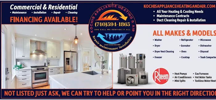 Kochis Appliance Heating & Air (ducted inverter installation specialist) Picture 1