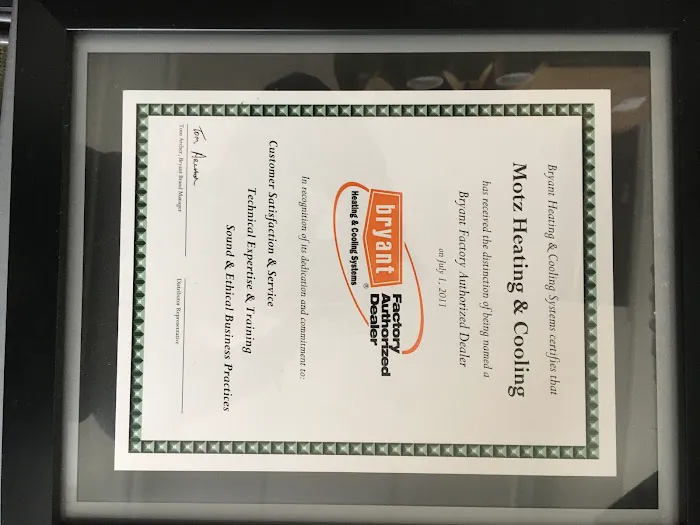 Motz Heating & Cooling, LLC. Picture 9