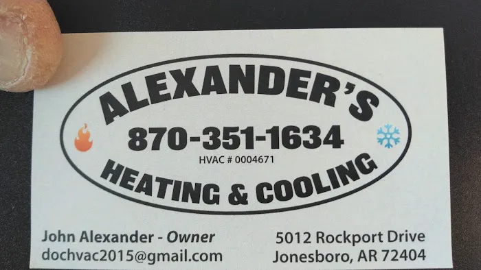 Alexander's Heating & Cooling Picture 1