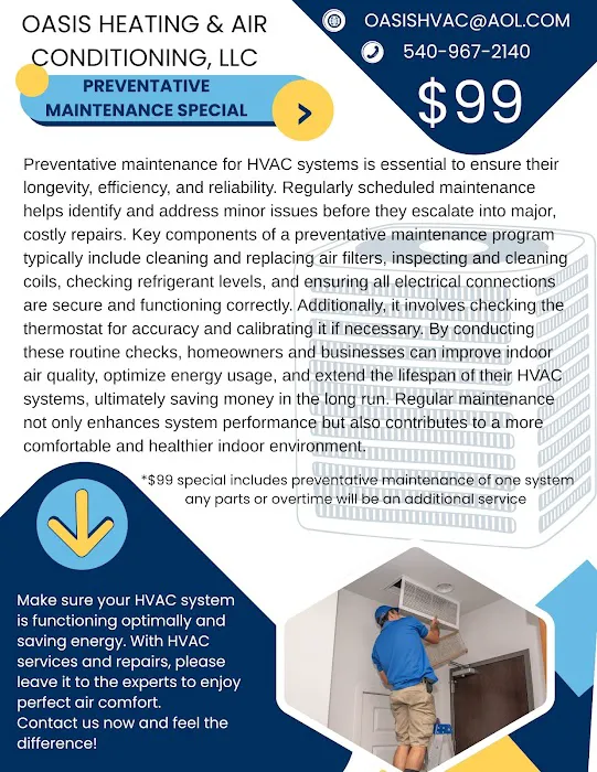 Oasis Heating & Air Conditioning Picture 1