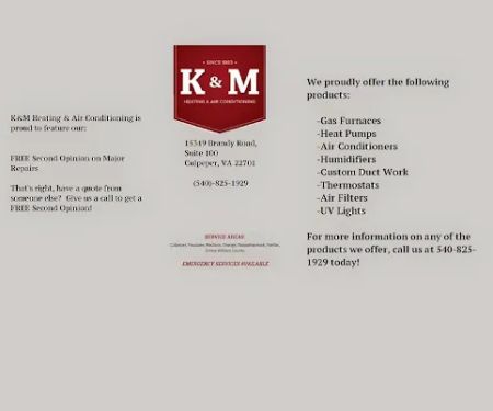 K&M Heating & Air Conditioning Inc.