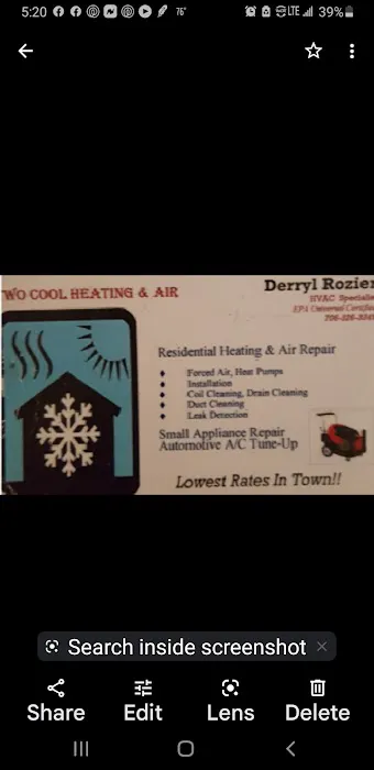 Two Cool Heating and cooling ( Rozier Home & LawnCare LLC ) Picture 4