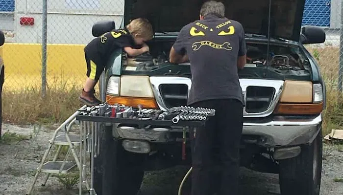 Black and Yellow Garage Picture 5