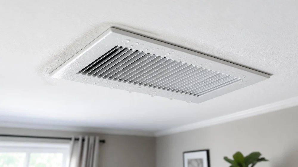 Why AC Vents Sweat and When Condensation Needs Attention