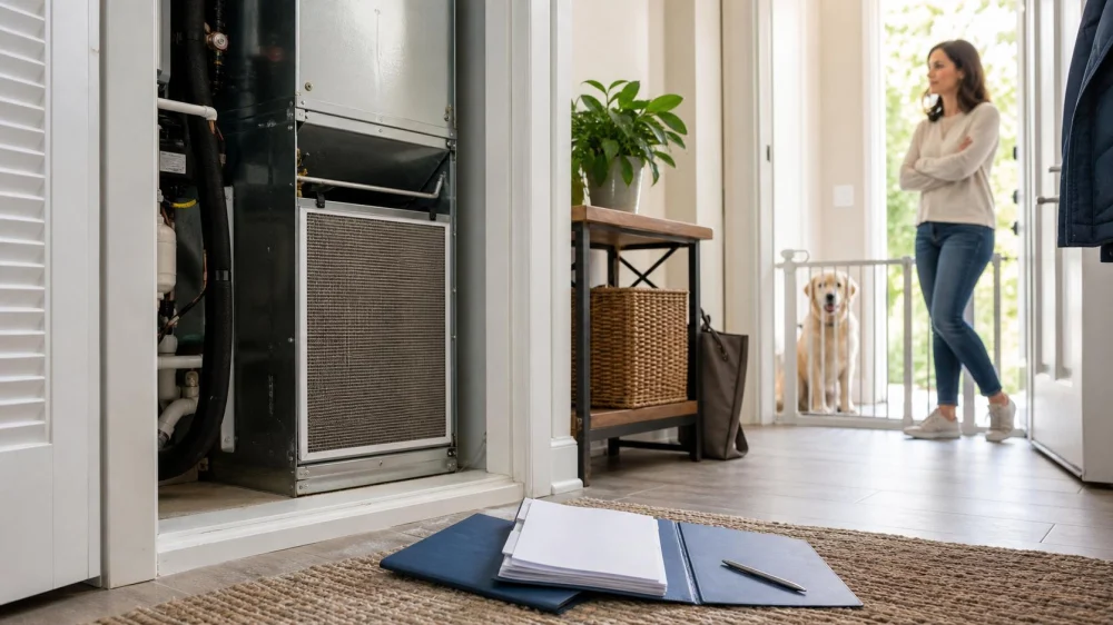 AC Repair Visit: Prepare Access, Pets, and Records