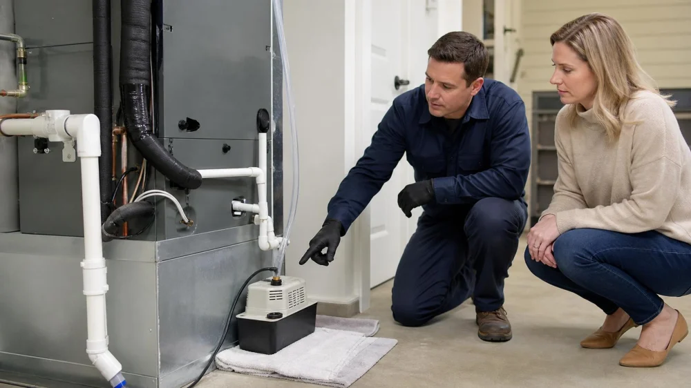 AC Condensate Pump Failure: Stop Water Before Damage