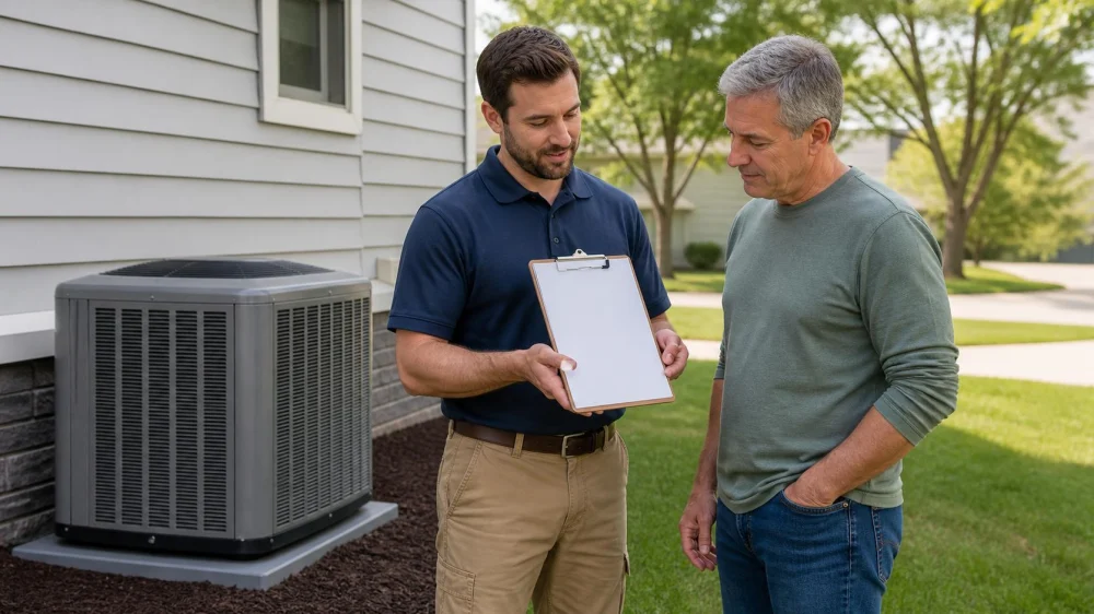 AC Repair Estimate: Separate Diagnosis, Parts, and Labour