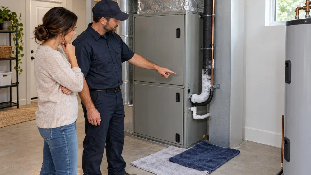 AC Frozen Coil: Stop Cooling, Protect Water, and Call