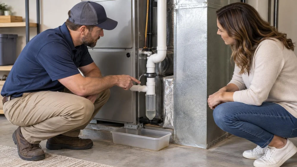 AC Condensate Drain Check: Water, Blockage, and Safe Limits
