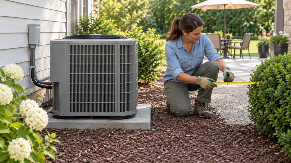 AC Outdoor Unit Clearance: Observe Before You Trim