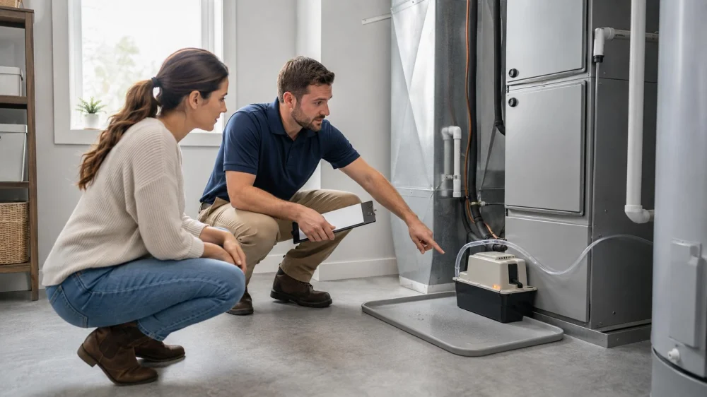 AC Condensate Pump Trouble: Safe Clues Before Service