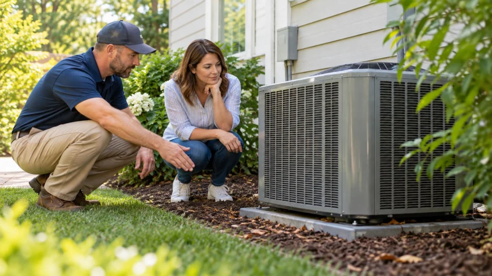 AC Outdoor Unit Clearance: Plants, Debris, and Airflow