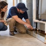 Air Conditioner Drain Pan: Rust, Water, and Service Call