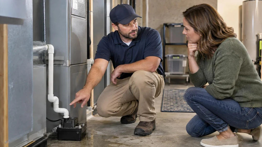 AC Condensate Drain: Clogs, Water, and Service Questions