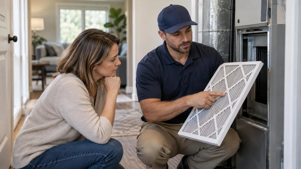 Air Conditioner Filter Record: Size, Date, and Airflow