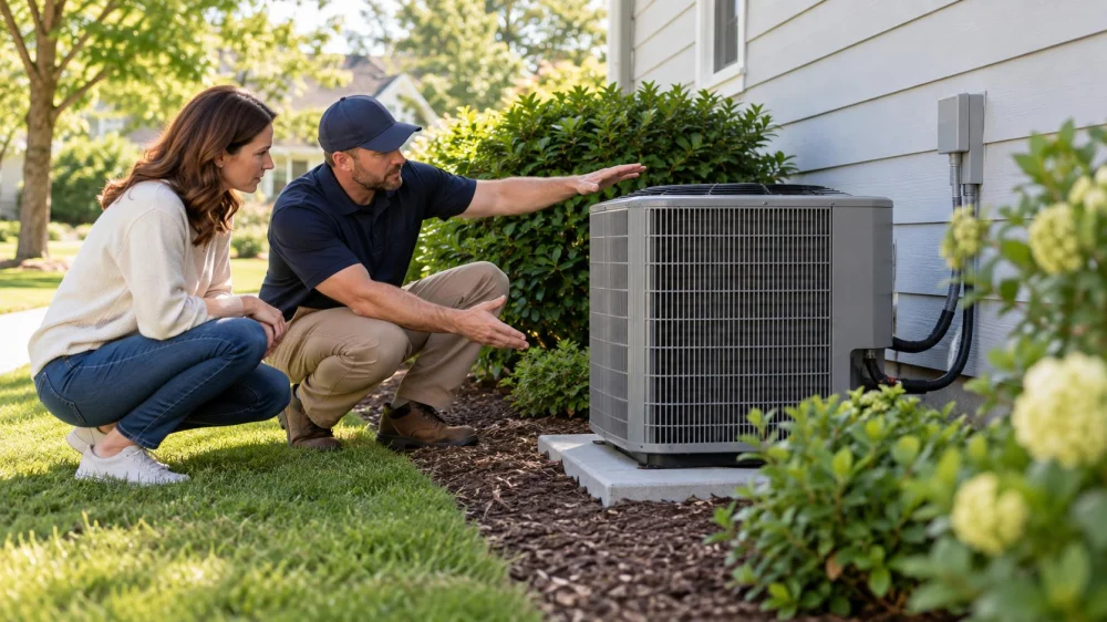 Outdoor AC Unit Clearance: Airflow, Plants, and Access