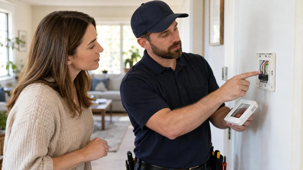 Thermostat Wiring Photo: Labels, Power, and Safe Handoff