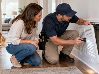 AC Return Vent Check: Obstructions, Dust, and Airflow