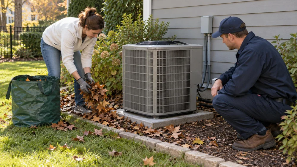 Air Conditioner Outdoor Unit: Clearance, Debris, and Call