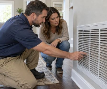 AC Return Grille Check: Blockage, Dust, and Airflow Clues